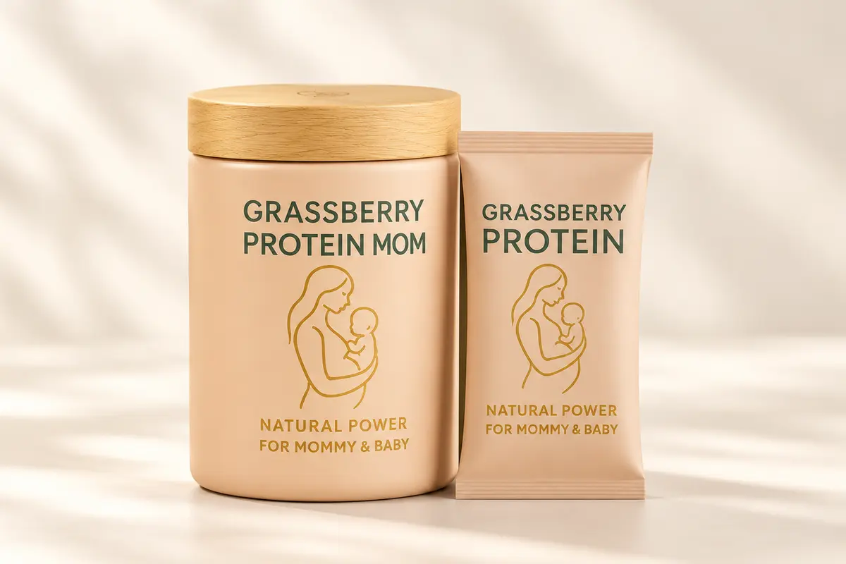 GrassBerry Protein Mom – упаковка продукта